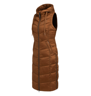 Veste longue sans manches...