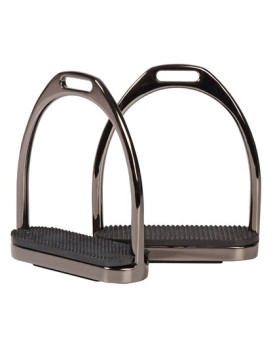 Etriers fillis en inox gunmetal - HARRY'S HORSE
