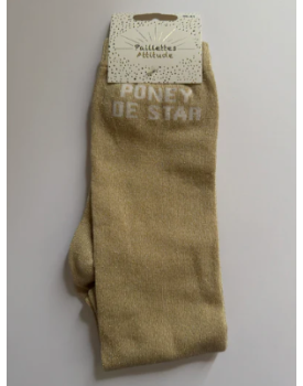 CHAUSSETTE PAILLETEE EQUITATION