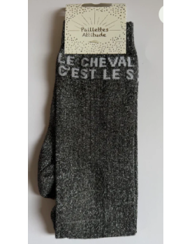 CHAUSSETTE PAILLETEE EQUITATION