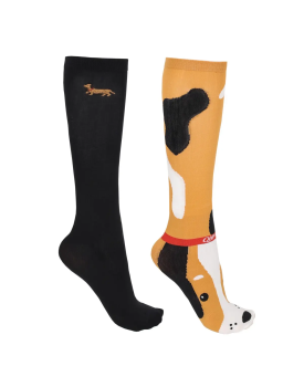 CHAUSSETTES D'EQUITATION STABLE BUDDY (lot de 2)