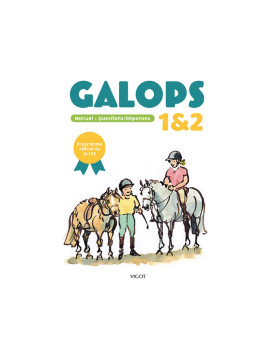 LIVRE GALOPS 1 ET 2 NOUVELLE EDITION VIGOT