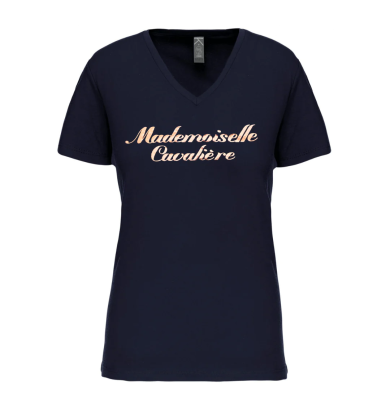 T-shirt Marine/Rose Gold -...