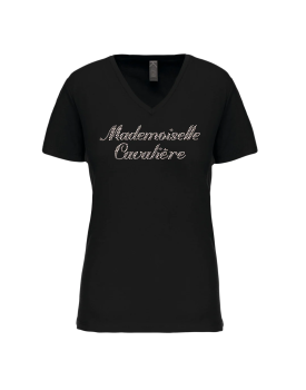 Tee-Shirt Strass - MADEMOISELLE CAVALIERE