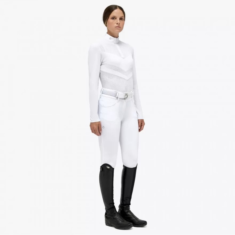 Chemise fille Kerrits manches longues 1/2 zip équitation