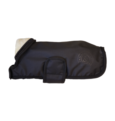 Manteau pour chien imper/polaire Jamsa en noir